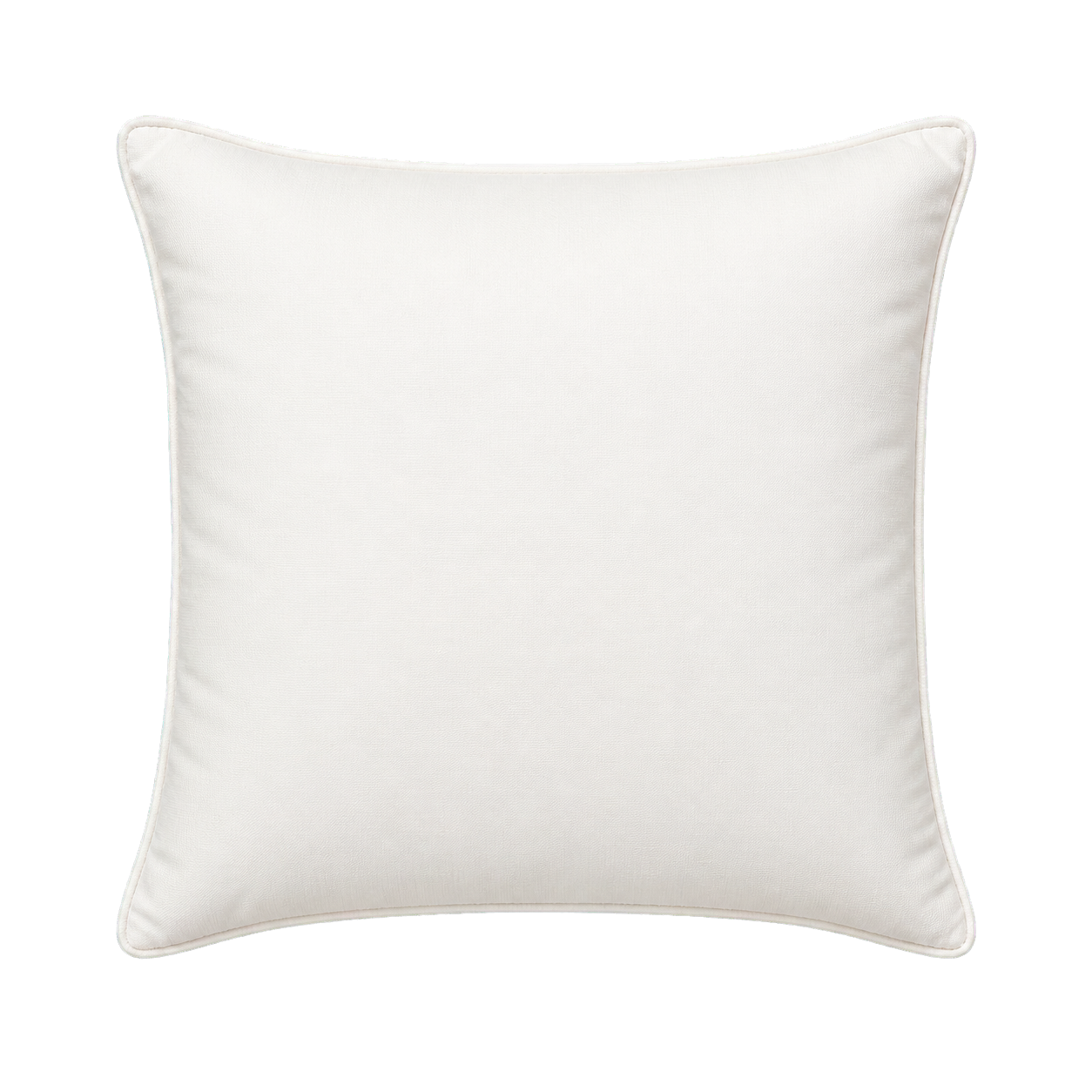 Solid cotton cushion front
