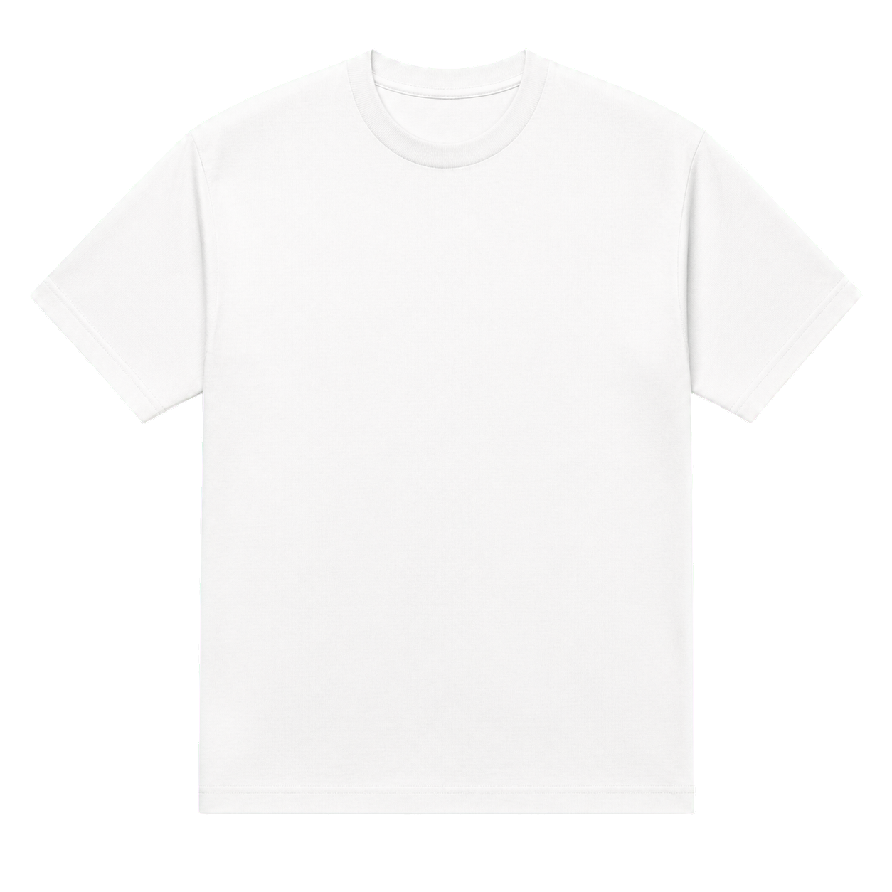 Solid cotton T-shirt front